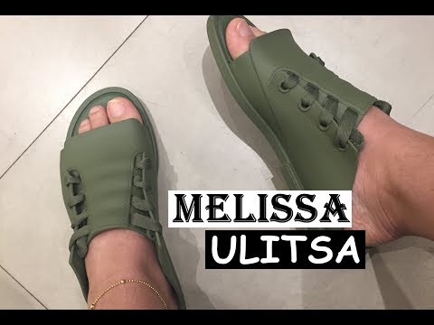 sandalia da melissa com cadarço