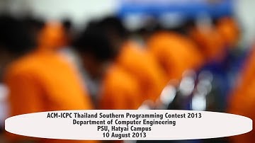 ACM-ICPC Thailand Southern Programming Contest 2013