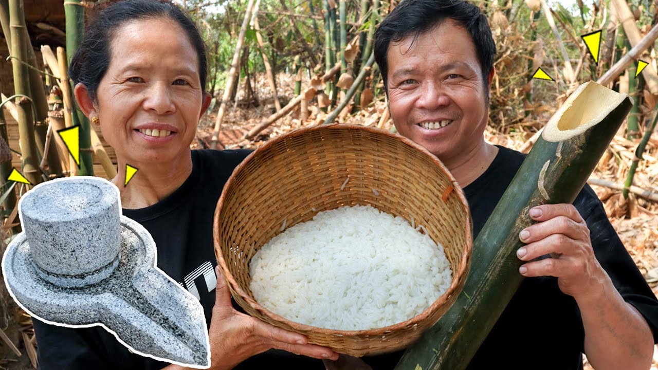 สูตรขนมหวาน ด้วยเครื่องมือโบราณ สูตรครัวป่าไผ่ l SAN CE