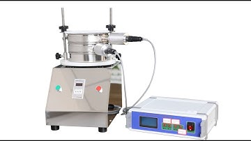ultrasonic test sieve operation video, test sieve shaker supplier in china