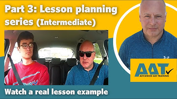 Part 3 tutorial:  Lesson planning (intermediate)