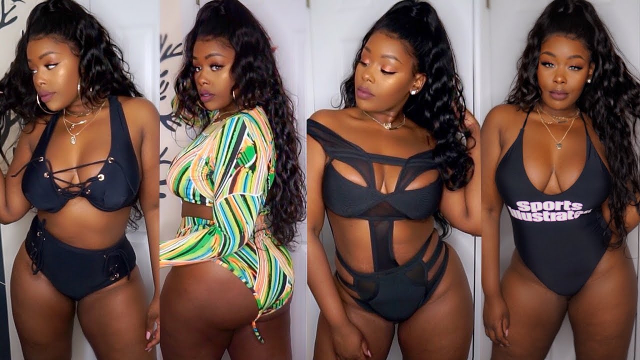 SNACK OR MEAL? FASHION NOVA Curvy-Girl SWIMSUIT Try-on Haul