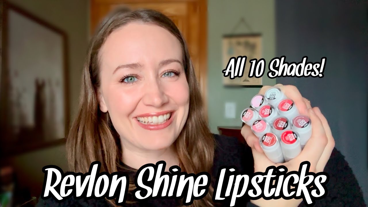 Lip Swatches! Revlon Shine Lipsticks