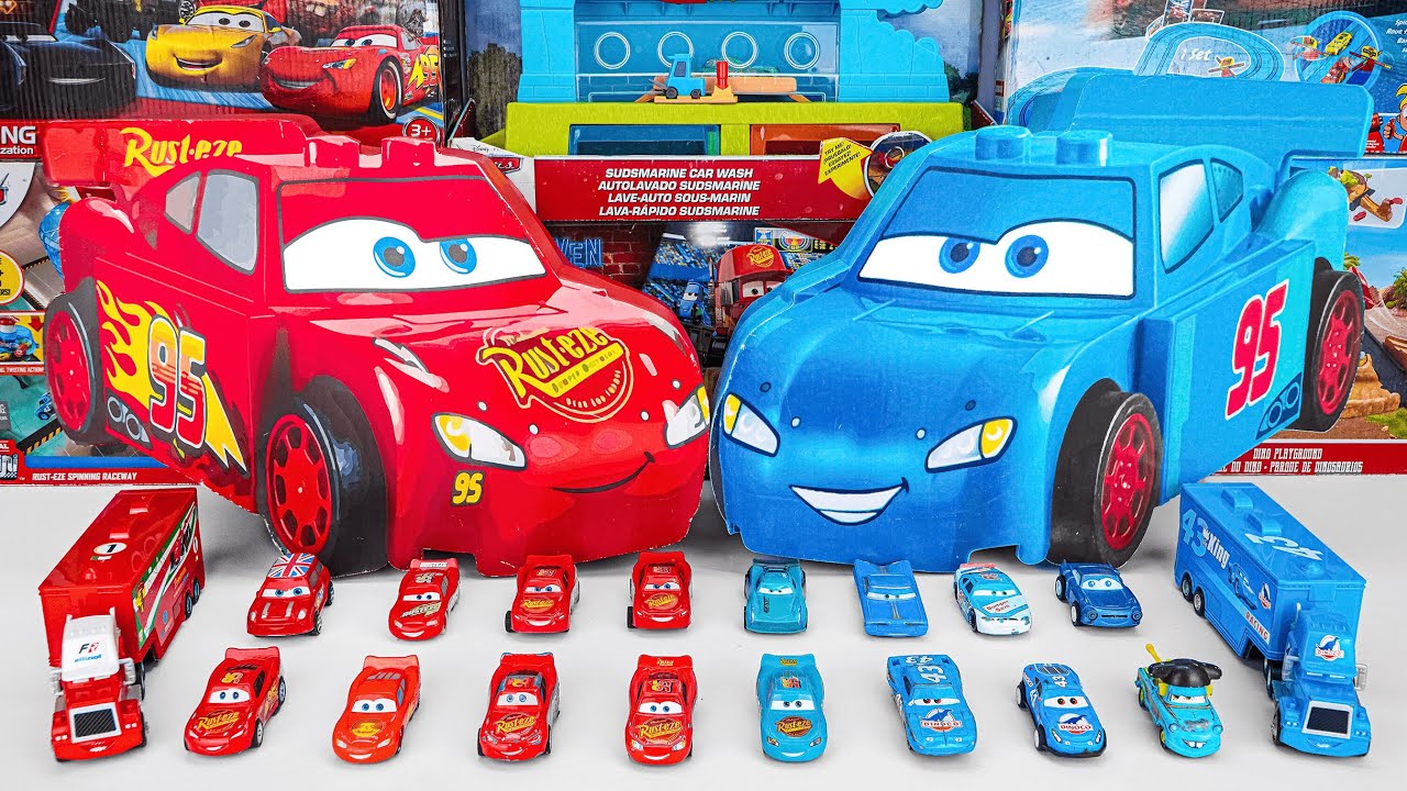Disney Pixar Cars Unboxing Review | Lightning McQueen, Mack, Doc Hudson, Chick Hicks, Snot Rod