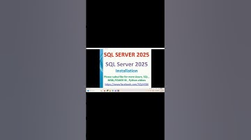 SQL 2025 Tutorials | SQL 2025 Installation | how to install SQL 2025