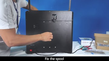 JGMaker A6 3D Printer  Installing Video: 300x200x200mm with Touch Screen and Direct Feed Filament