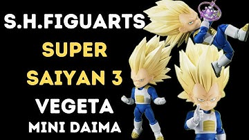 S.H.Figuarts Super Saiyan 3 Vegeta Mini Daima Unboxing & Review! Dragon Ball Daima!!