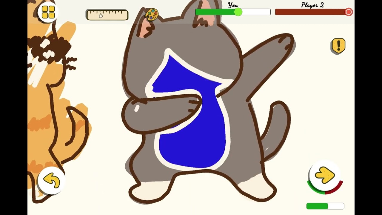 Dancing cats - Multiplayer ArtLoop Drawing session