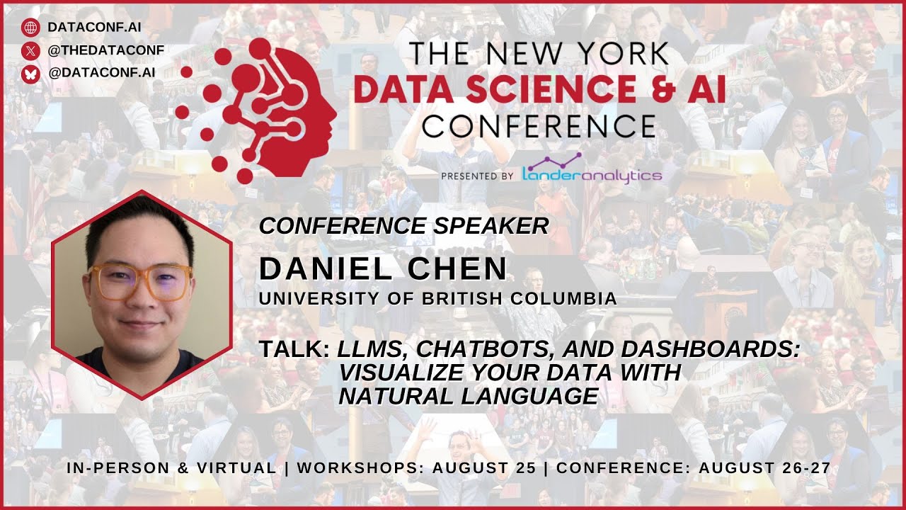 Daniel Chen - LLMs, Chatbots, and Dashboards: Visualize Your Data with ...