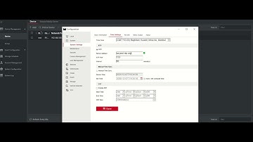 NTP Server Setting DVR Hikvision