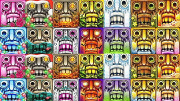 Temple Run 2 ALL 19 MAPS - Temple Run 2 All MAPS WITH KARMA LEE DRAGON DANCER BACK TO BACK GAMEPLAY