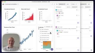 Comments on dashboards and charts in Cube