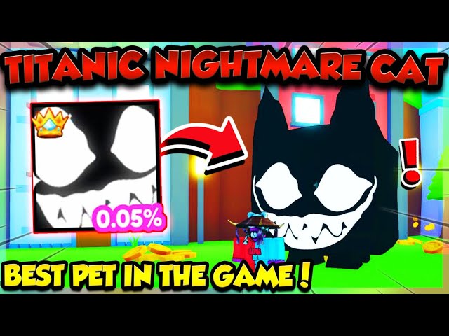 Titanic Roblox PSX Pet Simulator X Titanic Cat *NOT DUPED * Ultra Rare*