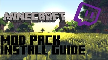 how to dowload a mod pack using the twitch (curse) app minecraft