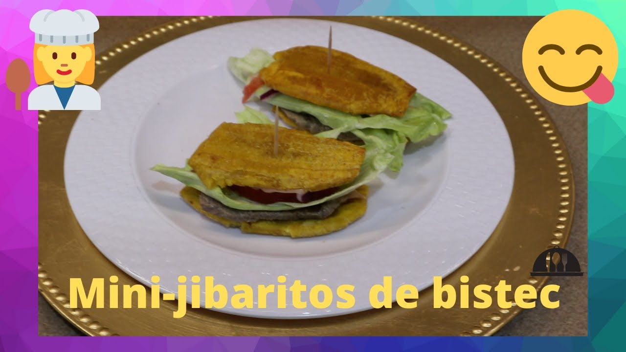 Como hacer Jibaritos de bistec (sanw de plátano) a mi estilo Puerto Rican Jibarito recipe