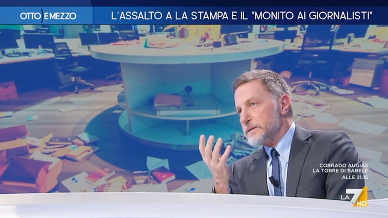 Otto e Mezzo - puntata del 1/12/2025 - L'assalto a La Stampa e il "monito ai giornalisti"