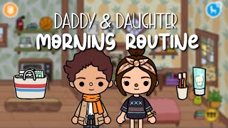 Daddy & Daughter Morning Routine - Toca Life