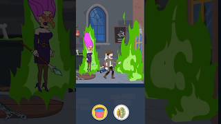 Broomstick Witch Turn On Green Fire シ