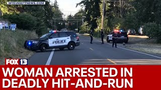 Woman arrested in connection with Everett hit-and-run | FOX 13 Seattle