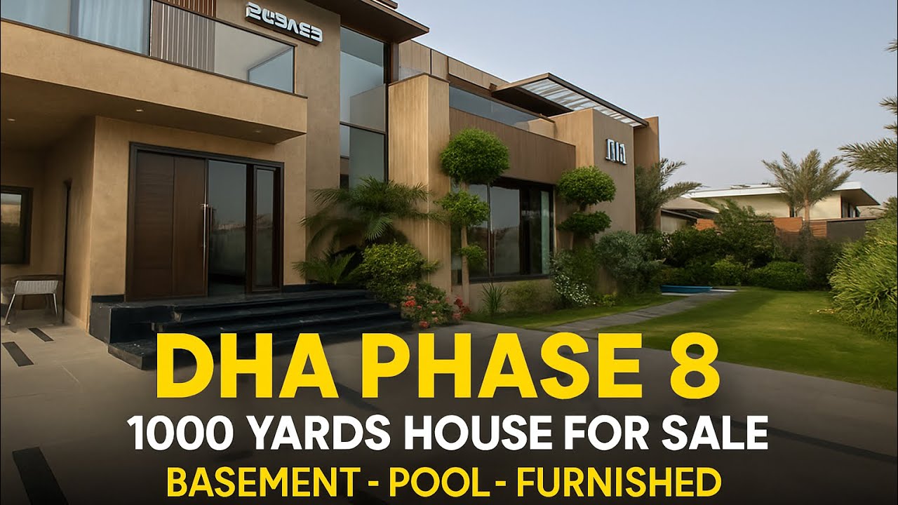 Brand New 1000 Yards Luxury Residence in Defence Phase 8, Karachi