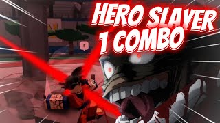 HERO SLAYER 1 SHOT COMBO TUTORIAL | Heroes Battlegrounds Resimi