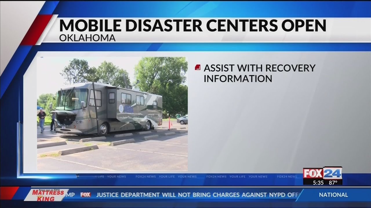 OK: Mobile Disaster Recovery Centers open KFTA - YouTube
