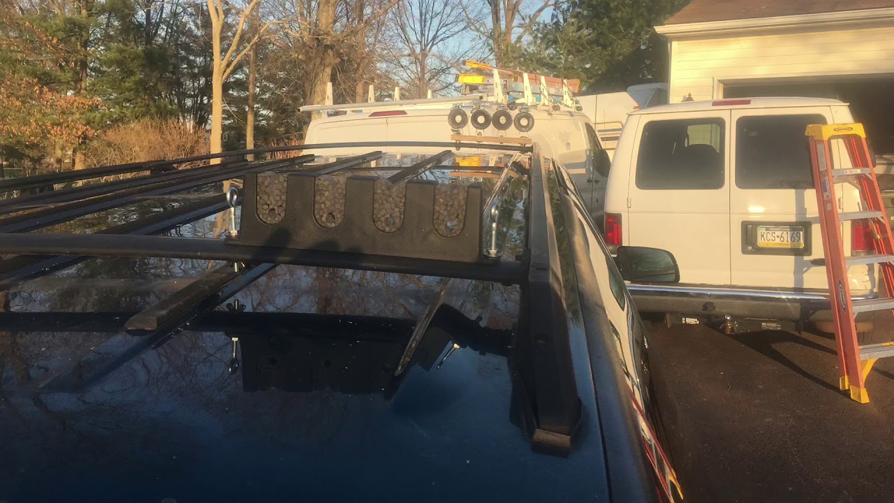 DIY Roof Rack Rod Holder YouTube