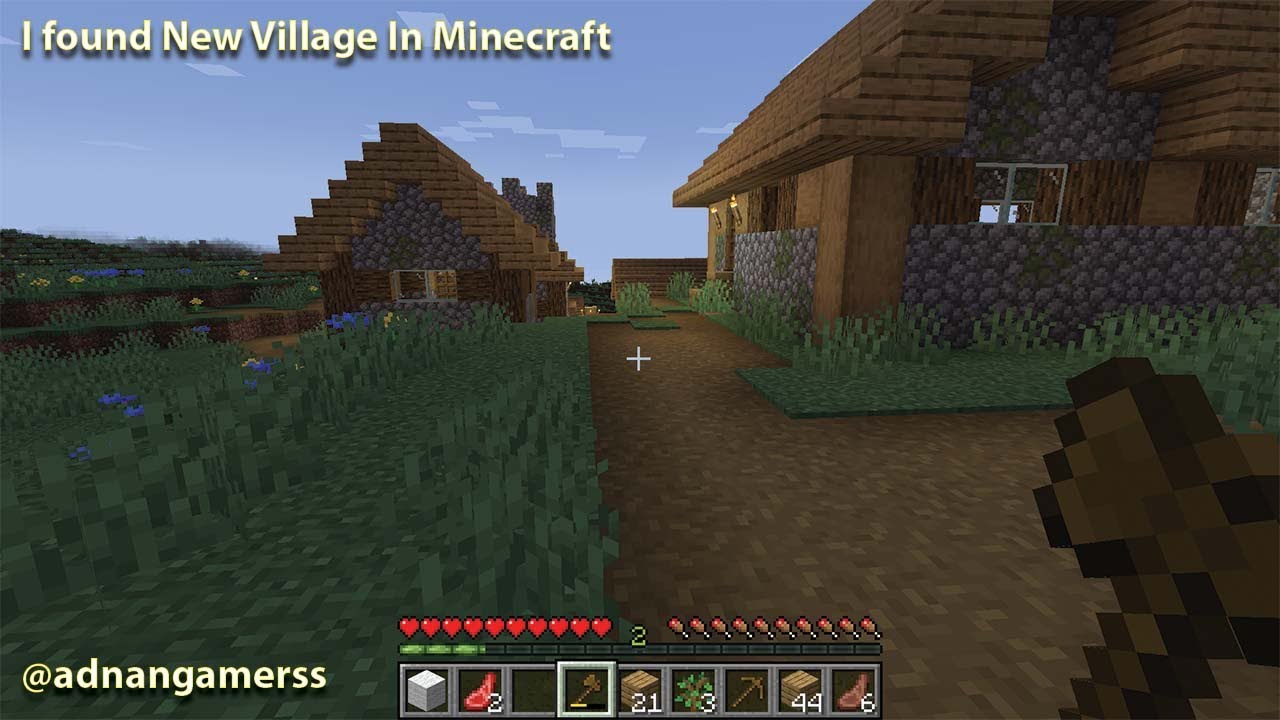 I found New Village in Minecraft | Minecraft gameplay - YouTube