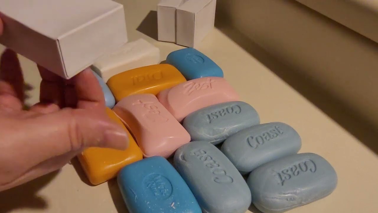 small soap haul unboxing coast/zest/white rain 🌧 men's/white 🌧/ivory/dial gold✨️/tapping/scratching