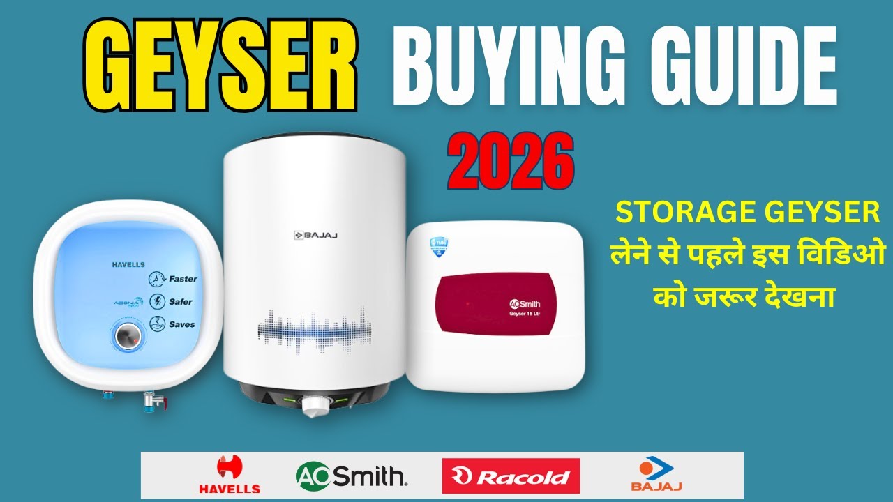Best Storage Geyser in India 2026 ⚡ ABS vs Metal Body | 6 Bar vs 8 Bar Pressure | Buying Guide