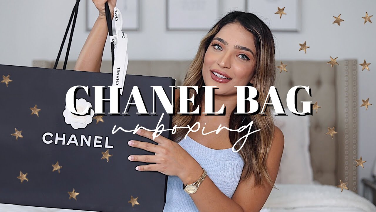 I finally found the Chanel bag and unboxing it. 