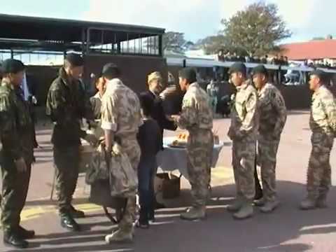 Gurkhas from Foxtrot Company welcomed home
