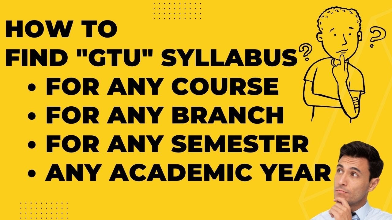 GTU Basic Information for New students - YouTube