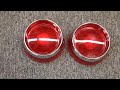 1956 Bonneville Star Chief Tail Light Lenses NOS