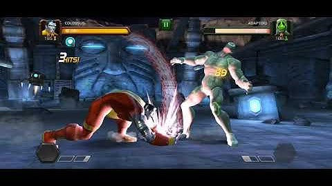 Colossus defeats adaptoid