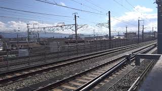 E257系「踊り子」車の出区後、引き続き武蔵野線転用改造作業が行われている、長野総合車両センター。