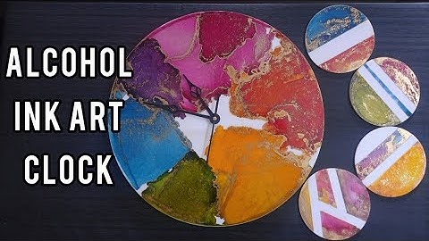 How to use Alcohol ink : tips and techniques for beginners