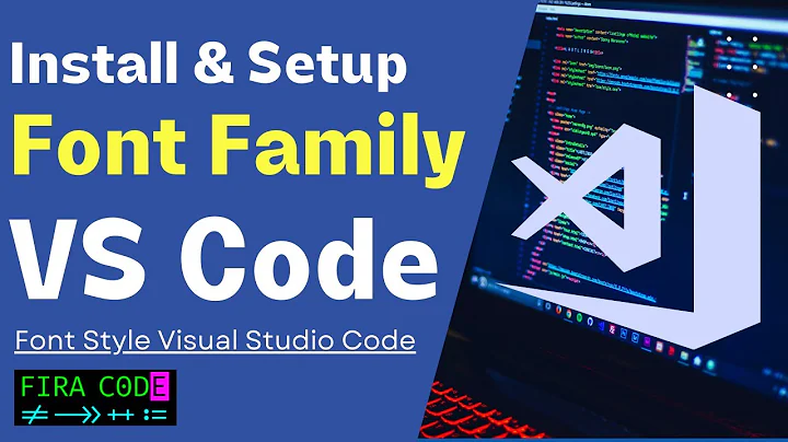 How to Install Font Family in Visual Studio Code | How to Change Font Style in VSCODE 2022