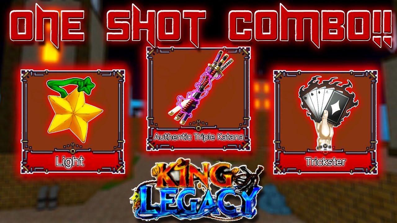 Light + ATK + Trickster = 1 SHOT? [ King Legacy PVP ]