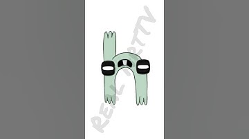 Alphabet Lore Lowercase Song [h] #shorts