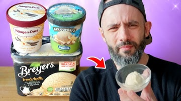 Ranking Every Vanilla Ice Cream | Best with Babish