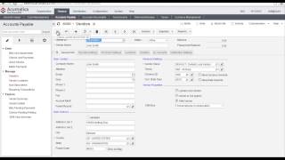 Acumatica: 1099 Vendors