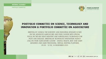 PC on Science, Technology and Innovation & PC on Agriculture, 14 November 2025