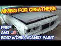 Bodywork & Prep For Spraying Candy Paint On A Car / Box Chevy Caprice LS Brougham Project Update