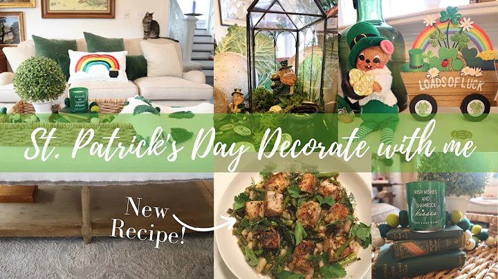 ST PATRICK'S DAY DECORATE WITH ME // LIVING ROOM +...