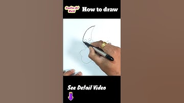 How to draw Sleeping Moon
