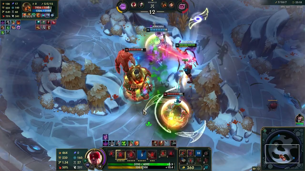 Lee sin and Singed Arena victory