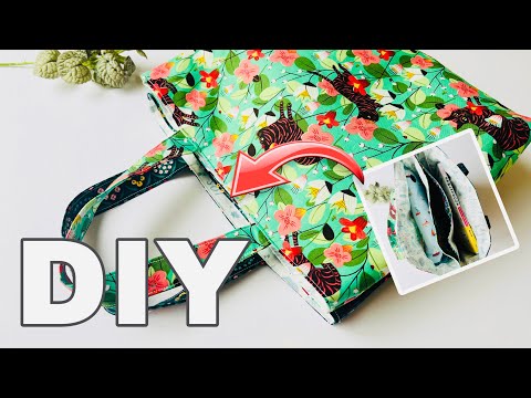 Double-Compartment Tote! How to Make a Popular Twin-Divider Tote
