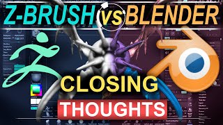 Blender vs ZBrush - (HONEST Comparison)