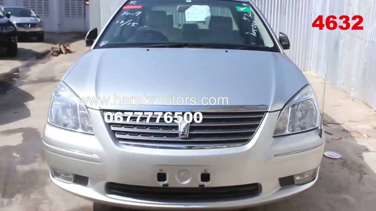 TOYOTA PREMIO カラーサンプル Toyota Premio 2003 model Silver Color available in Tanzania at